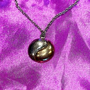 YingYang Sterling Silver Pendant Necklace
